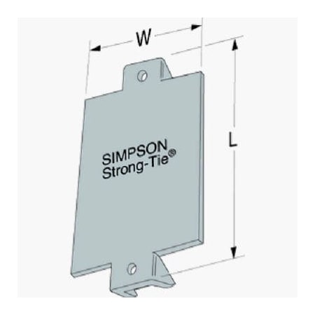 Simpson Strong-Tie 112x3 Nail Stop NS1